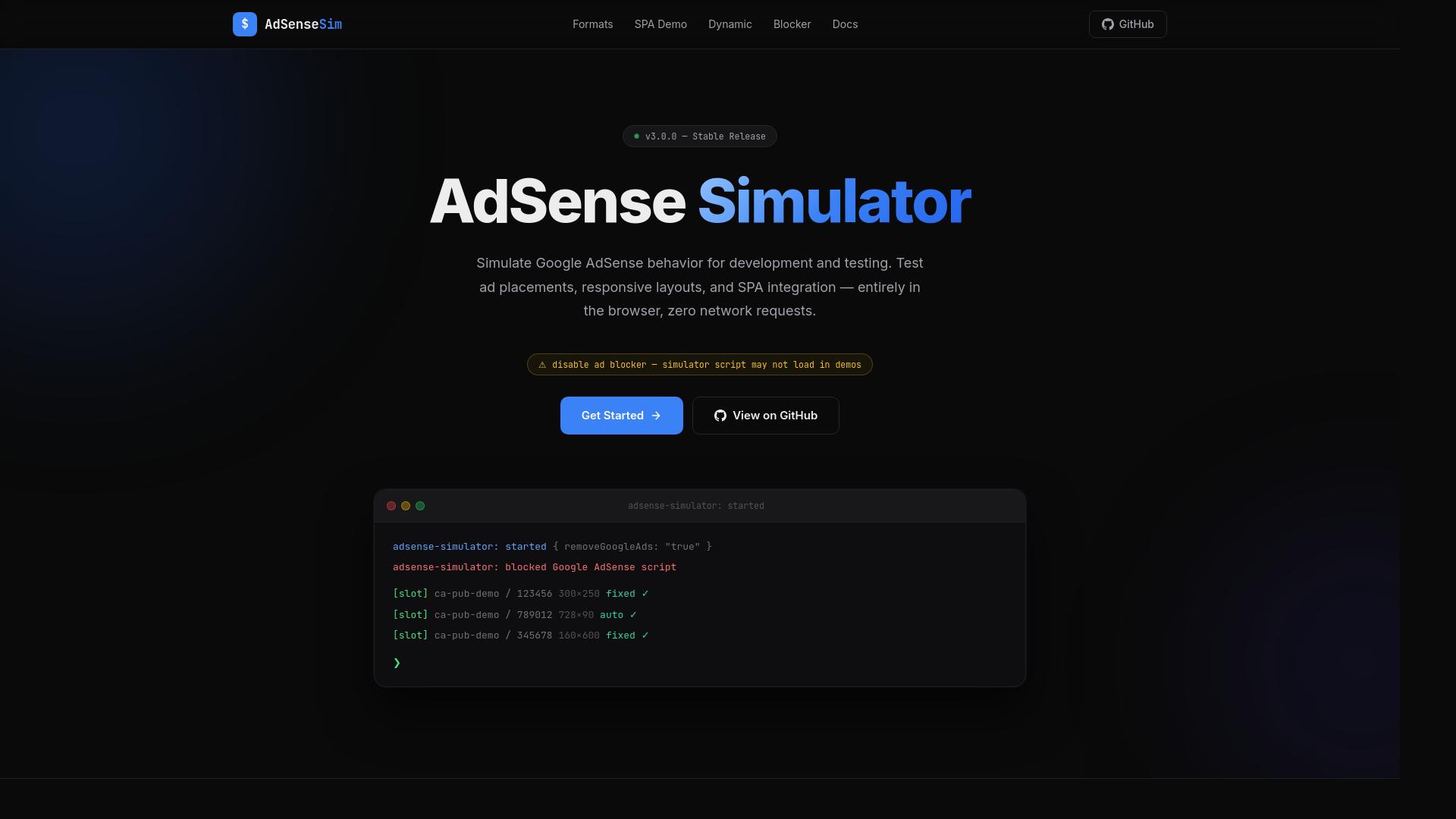 AdSense Simulator